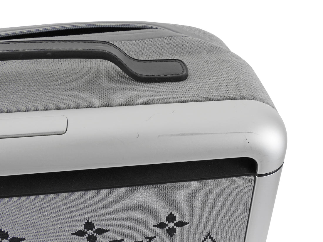 Louis Vuitton Grey Horizon 55 Soft Monogram Rolling Luggage 55