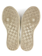 Louis Vuitton Beige Monogram Canvas and Calfskin Groovy Platform Low Top Sneakers - 36