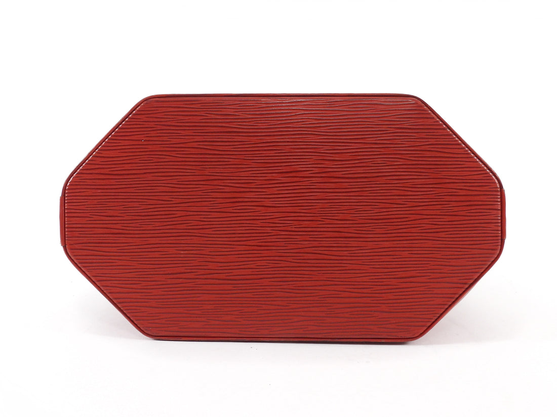Louis Vuitton Red Epi Leather Sac D'Epaule Shoulder Bag