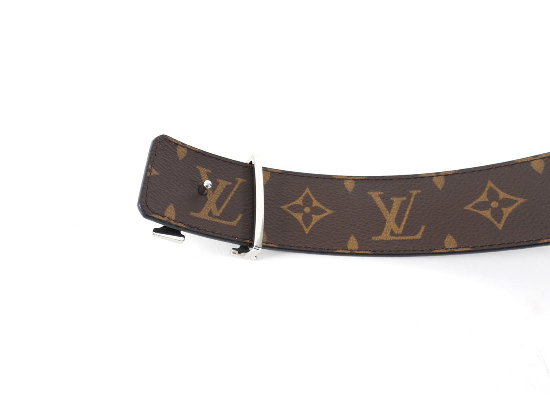 Louis Vuitton Initiales Black Reversible Monogram Belt 40mm - 95 / 38
