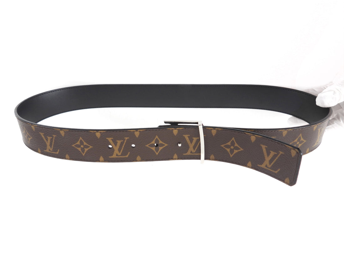 Louis Vuitton Initiales Black Reversible Monogram Belt 40mm - 95 / 38