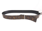 Louis Vuitton Initiales Black Reversible Monogram Belt 40mm - 95 / 38