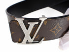 Louis Vuitton Initiales Black Reversible Monogram Belt 40mm - 95 / 38