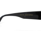 Louis Vuitton Black Acetate Cyclone Crystal Embellished Sunglasses