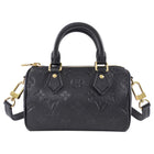Louis Vuitton Black Monogram Empriente Leather Nano Speedy Bag