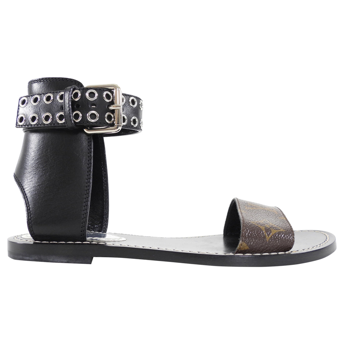 Louis Vuitton Nomad Monogram Canvas Grommet Sandals - 37