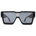 Louis Vuitton Black Acetate Cyclone Crystal Embellished Sunglasses