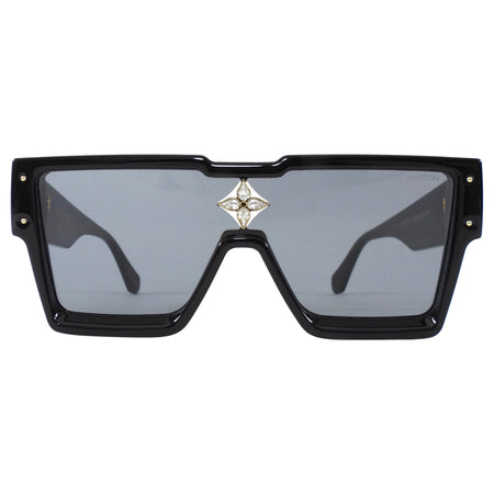 Louis Vuitton Black Acetate Cyclone Crystal Embellished Sunglasses