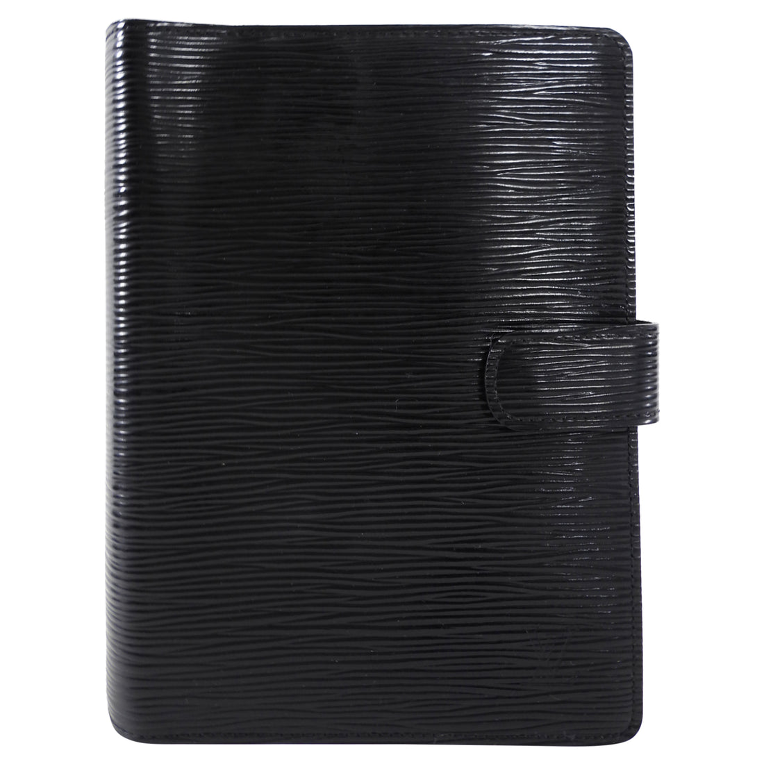 Louis Vuitton Black Epi Leather Medium Ring Agenda Cover
