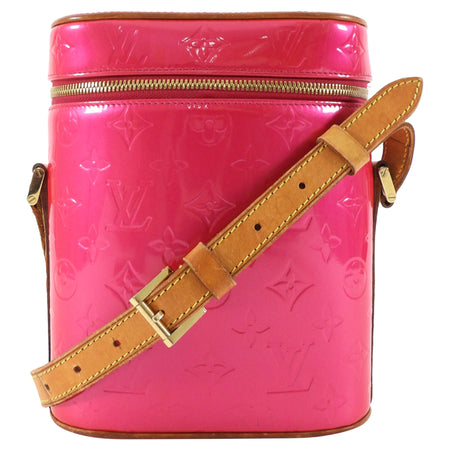 Louis Vuitton Vintage Pink Vernis Leather Sullivan Vertical Shoulder Bag