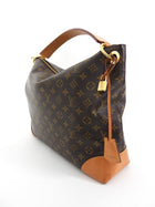 Louis Vuitton Monogram Coated Canvas Berri MM Hobo Bag