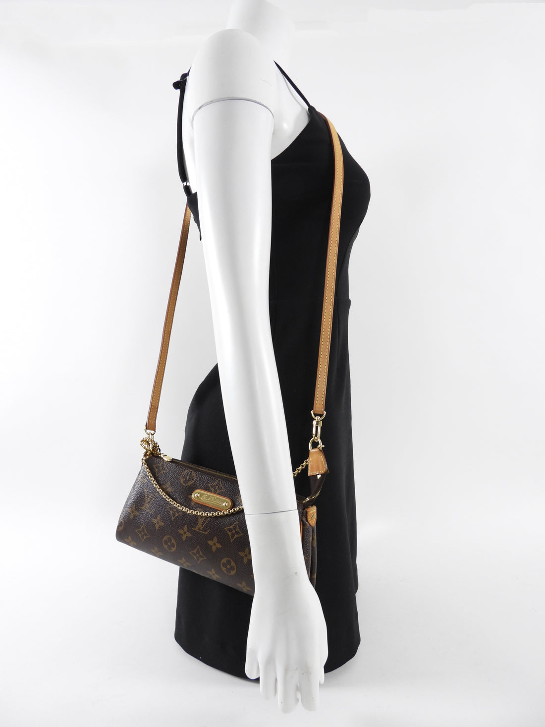 Louis Vuitton Monogram Canvas Eva Chain 2-Way Strap Pochette Bag