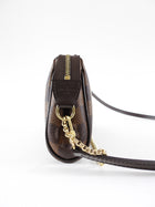 Louis Vuitton Damier Ebene Coated Canvas Eva Chain 2-Way Strap Pochette Bag