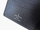 Louis Vuitton Black Taiga Leather Bifold Slim Wallet