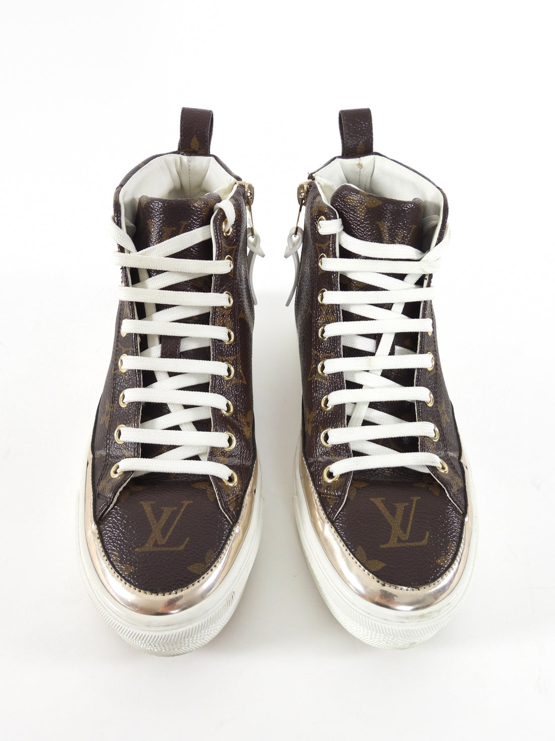 Louis Vuitton Monogram Canvas Stellar High Top Sneakers - 36