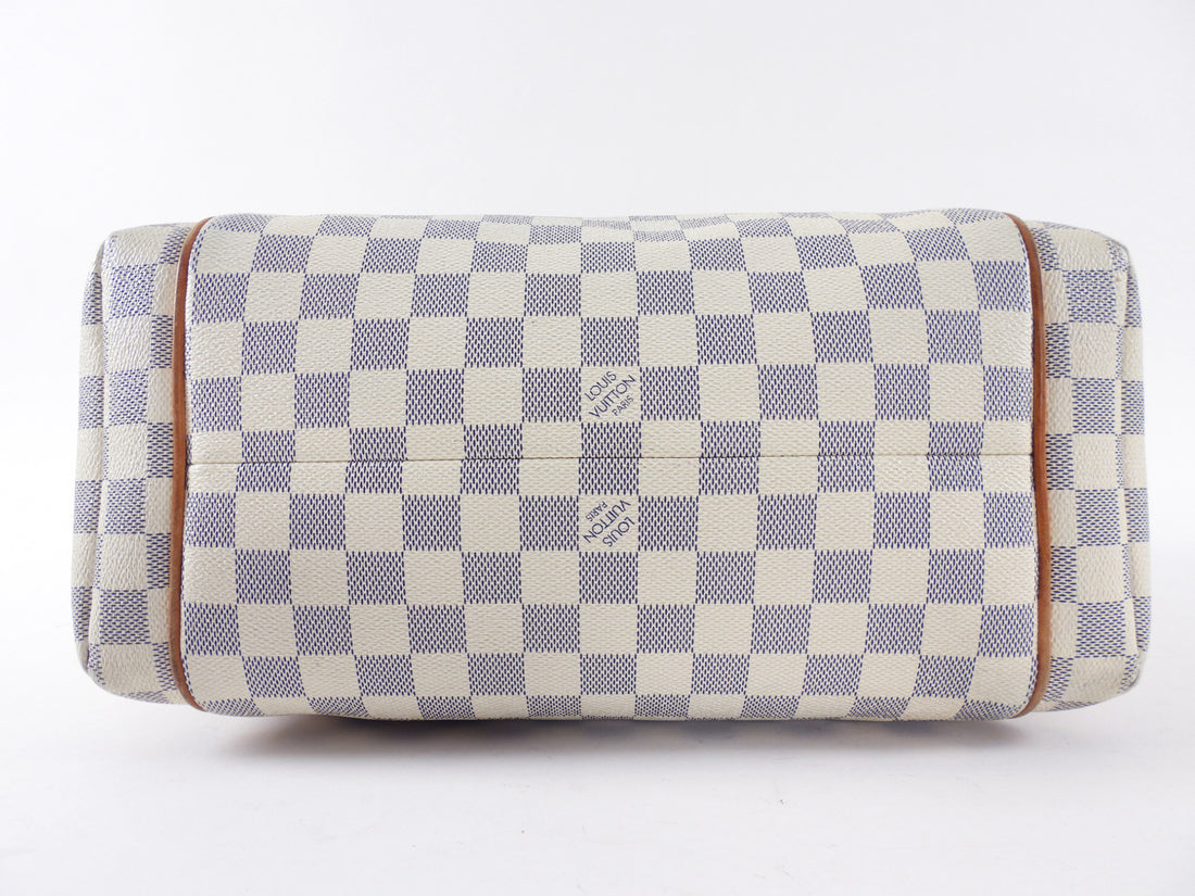 Louis Vuitton Damier Azur Totally MM Zip Tote Bag