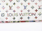 Louis Vuitton Pink and White Monogram Silk Garden 90cm Shawl Scarf