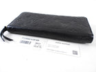 Louis Vuitton Black Monogram Empreinte Leather Clemence Zip Wallet
