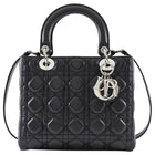 Lady Dior Black Cannage Leather Medium Bag SHW