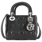 Dior Black Cannage Quilted Leather Mini Lady Dior Mini