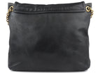 Lanvin Black Grained Leather Large Chain Flap Happy Bag