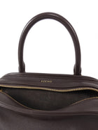 Loewe Dark Brown Amazona 180 Small Leather Top Handle Bag