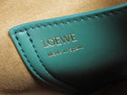 Loewe Green Leather Pebble Mini Crossbody Bucket Bag
