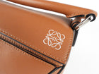 Loewe Brown Leather Small Two Way Puzzle Bag