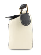 Loewe Tan, Cream and Black Leather Puzzle Two Way Bag