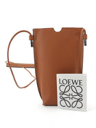 Loewe Tan Smooth Calfskin Anagram Phone Pouch