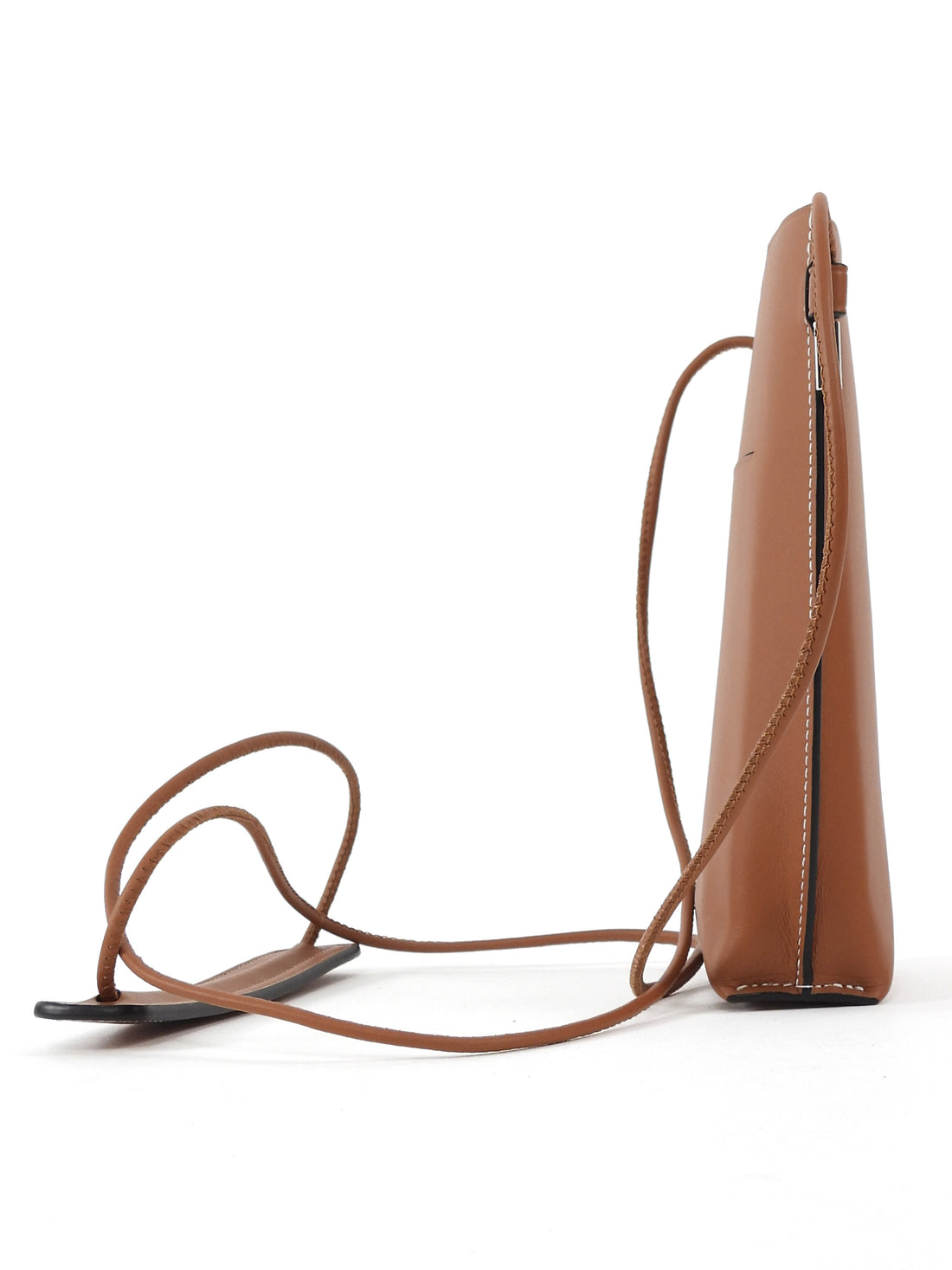 Loewe Tan Smooth Calfskin Anagram Phone Pouch