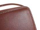 Loro Piana Cognac Brown Extra L27 Calfskin Top Handle Bag