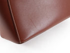 Loro Piana Cognac Brown Extra L27 Calfskin Top Handle Bag