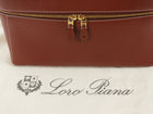 Loro Piana Cognac Brown Extra L27 Calfskin Top Handle Bag