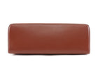 Loro Piana Cognac Brown Extra L27 Calfskin Top Handle Bag