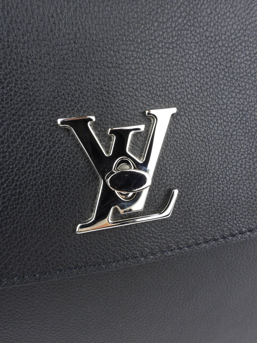 Louis Vuitton Grained Calfskin Lockme Ever MM Satchel (SHF-wlXBsa) – LuxeDH