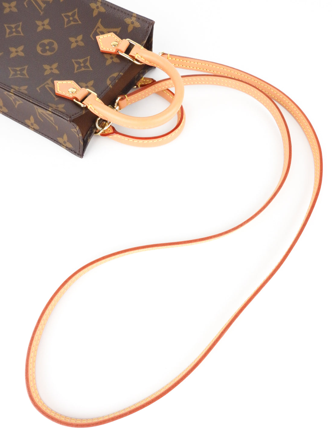 Louis Vuitton Monogram Sac Plat PM - Brown Totes, Handbags - LOU659820