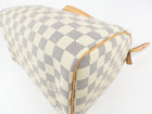 Louis Vuitton Damier Azur Coated Canvas Speedy 25cm Boston Bag