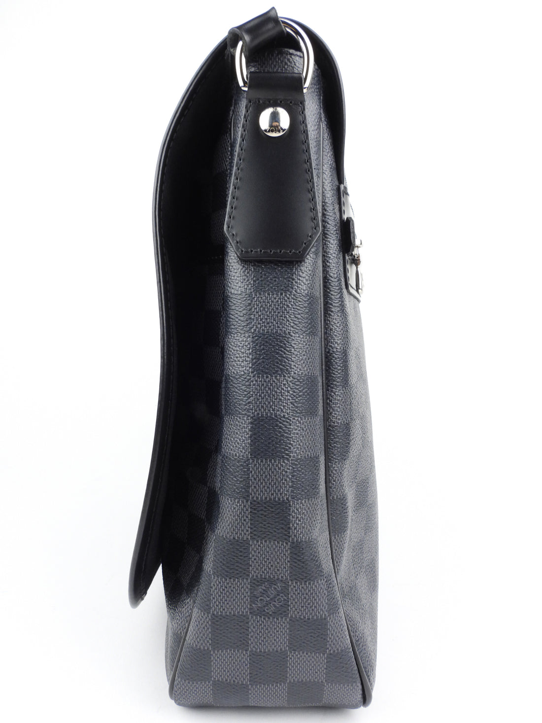 Louis Vuitton Black and Grey Damier Graphite Coated Canvas Daniel Crossbody Messenger Bag