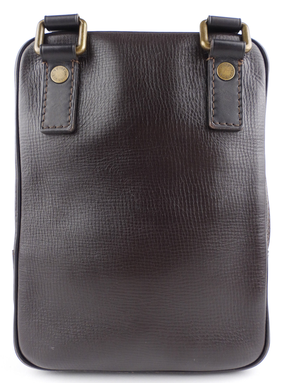 Authenticated used Louis Vuitton Bag Yuma Cafe Brown Shoulder Pochette Diagonal Men's Utah Leather M92995 Louisvuitton, Size: (HxWxD): 21cm x 18cm x
