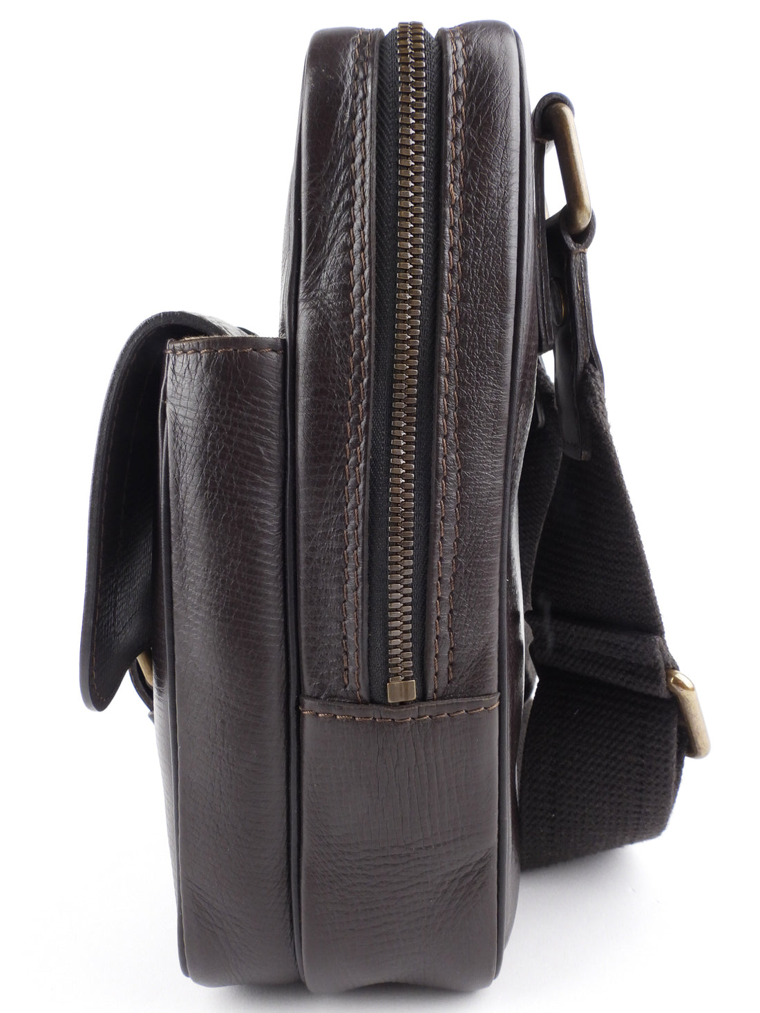 Authenticated Used Louis Vuitton Bag Yuma Cafe Brown Shoulder Pochette  Diagonal Men's Utah Leather M92995 LOUISVUITTON 