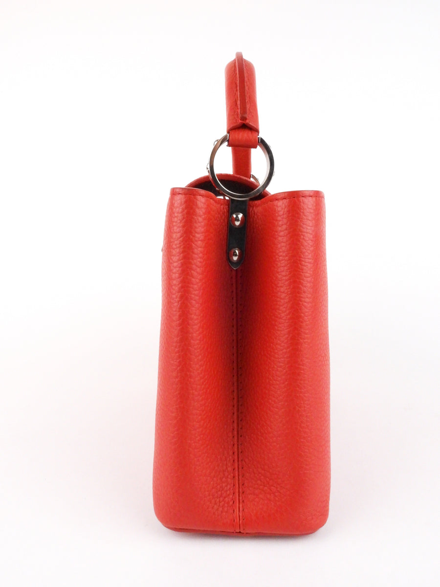 Louis Vuitton Red Taurillon Leather Capucines BB – I MISS YOU VINTAGE
