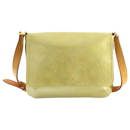 Louis Vuitton Vintage 1999 Thompson Street Yellow Monogram Vernis Shoulder Bag