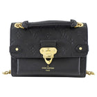 Louis Vuitton Small Vavin Black Empreinte Monogram Leather Wallet on Chain