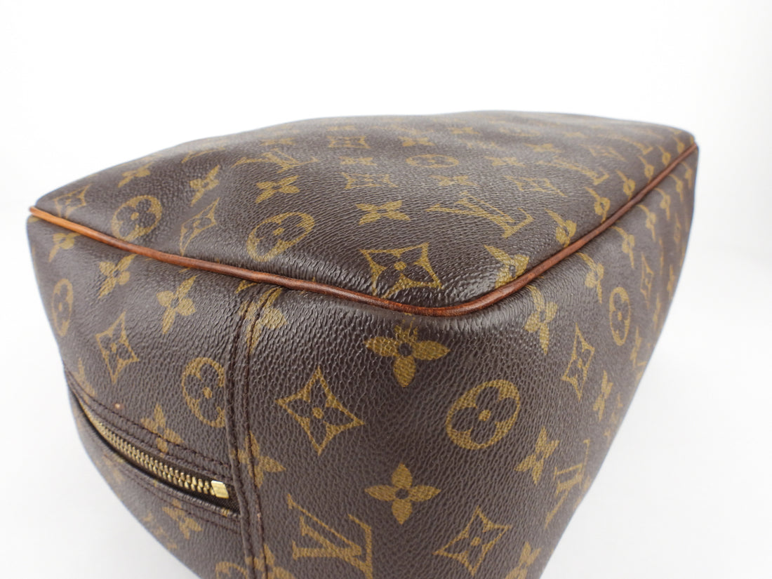 Louis Vuitton Monogram Deauville Bowling Bag Brown Leather ref.294059 -  Joli Closet