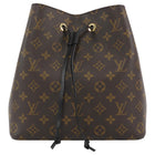 Louis Vuitton Brown LV Monogram Coated Canvas Neo Noe Shoulder Bucket Bag