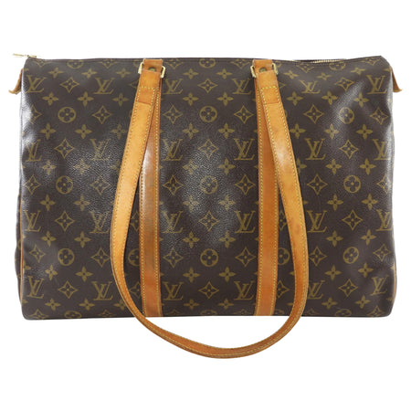 Louis Vuitton 1995 Vintage Sac Flanerie 45 Brown Monogram Coated Canvas Shoulder Tote Bag