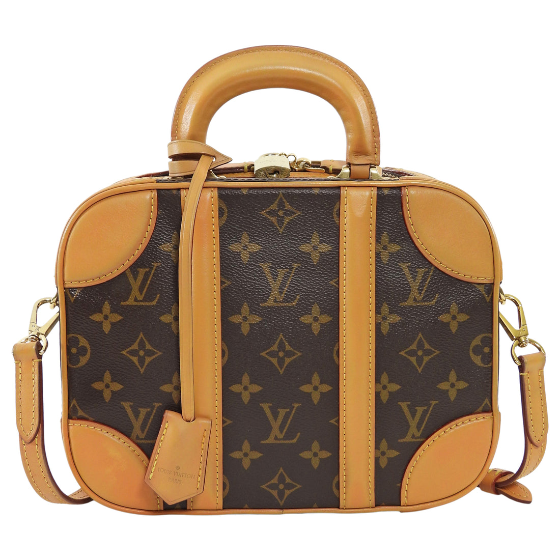 Louis Vuitton Brown Monogram Valisette PM Trunk Bag