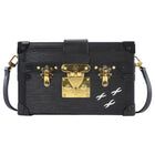 Louis Vuitton Black Epi Leather Petite Malle Bag