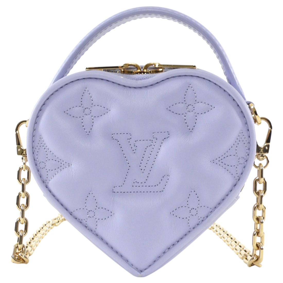 Louis Vuitton Lilac Pop My Heart Top Handle Mini Chain Bag
